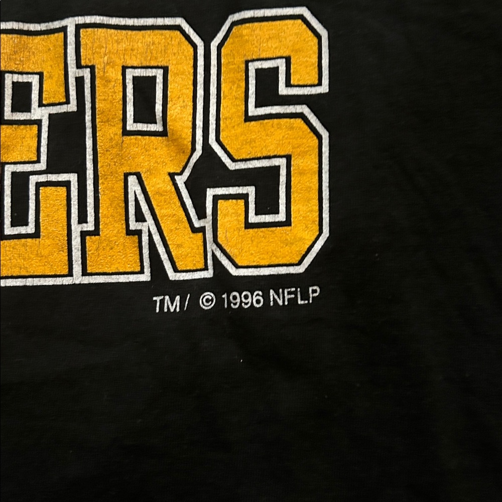 Vintage 90s NFL Pittsburgh Steelers Men’s T-Shirt black XL - Picture 4 of 5